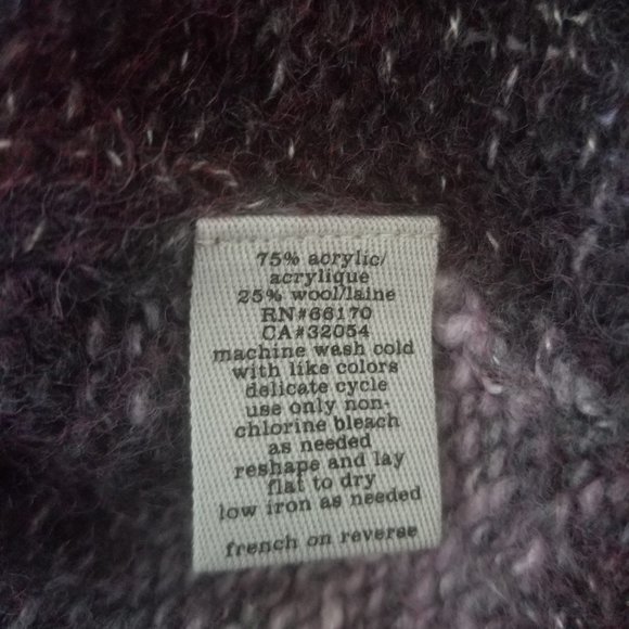 Urban Outfitters Ecote Cropped Purple Sweater M - Picture 4 of 4